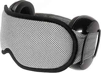 Noise Reduction Ear Muffs Eye Mask for Sleeping Set, Noise Cancelling Earmuffs 3D Light Blocking Sleep Mask Set