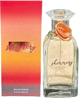 SHIMMERY Eau de Parfum for Women 3.4 Fl Oz - Notes: Musk, Orange, Jasmine