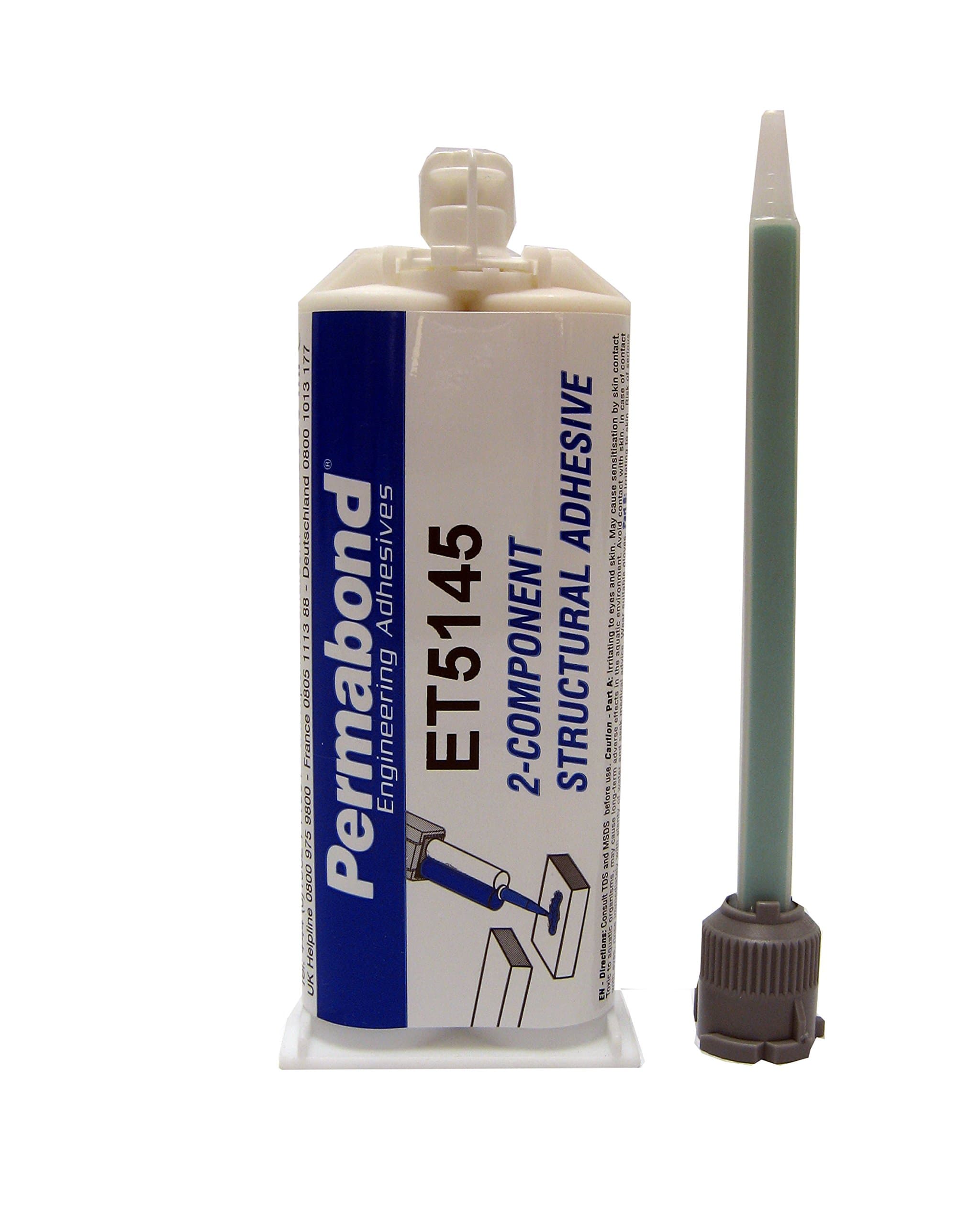 Permabond ET5145 Structural Adhesive, Two-Component, 50 mL