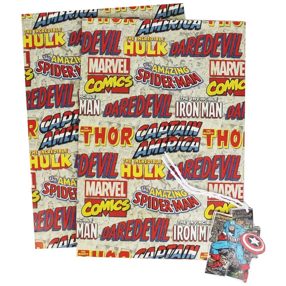 Marvel Comics Gift Wrap