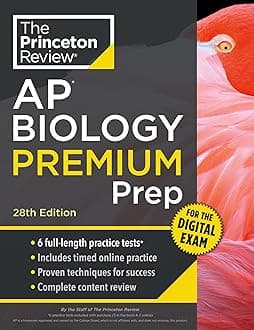 Princeton Review AP Biology Premium Prep, 28th Edition: 6 Practice Tests + Digital Practice Online + Content Review (College Test Preparation) Paperback – 5 Aug. 2025