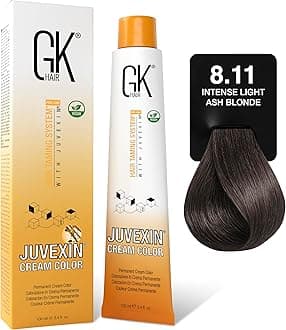GK HAIR Global Keratin Professional Hair Color Cream Tube (3.4 Fl Oz/100ml) Nourishing & Cleansing Colors for Styling High Performance Long Lasting Semi Permanent Natural Toner Dye
