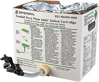Fendall Pure Flow 1000 Emergency Eye Wash Station Trilingual Refill Cartridges (2 Cartridges, 3.5 gallon / 13.2 L each)