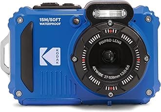Kodak PIXPRO WPZ2 16MP 4x Zoom Tough Compact Camera - Blue
