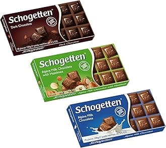 German Assorted Chocolates, Variety Pack (Bundle of 3 chocolates)