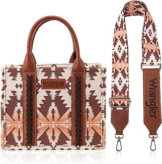 Montana West Wrangler Purse Western Aztec Tote Bag for Women with Guitar Strap | Western, Boho, Aztec, Western, Boho, Aztec