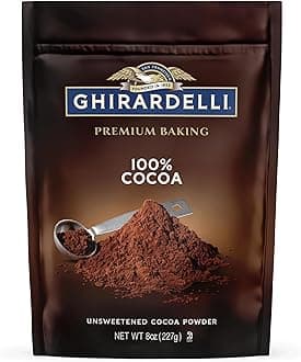 Ghirardelli Chocolate Unsweetened Cocoa Pouch, 8 Ounce