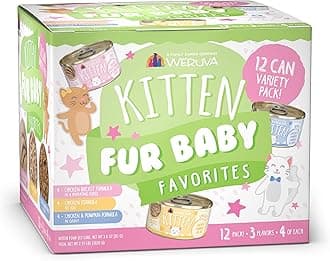 Kitten, Fur Baby Favorites Variety Pack, 3oz Can (Pack of 12)