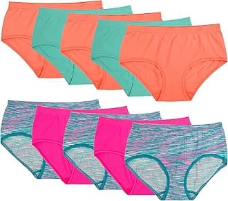 Fruit Of The Loom girls Seamless Underwear Multipack Briefs (pack of 6)