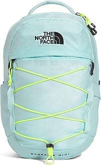 THE NORTH FACE10L Mini Borealis Commuter Laptop Backpack, Skylight Blue/LED Yellow, One Size