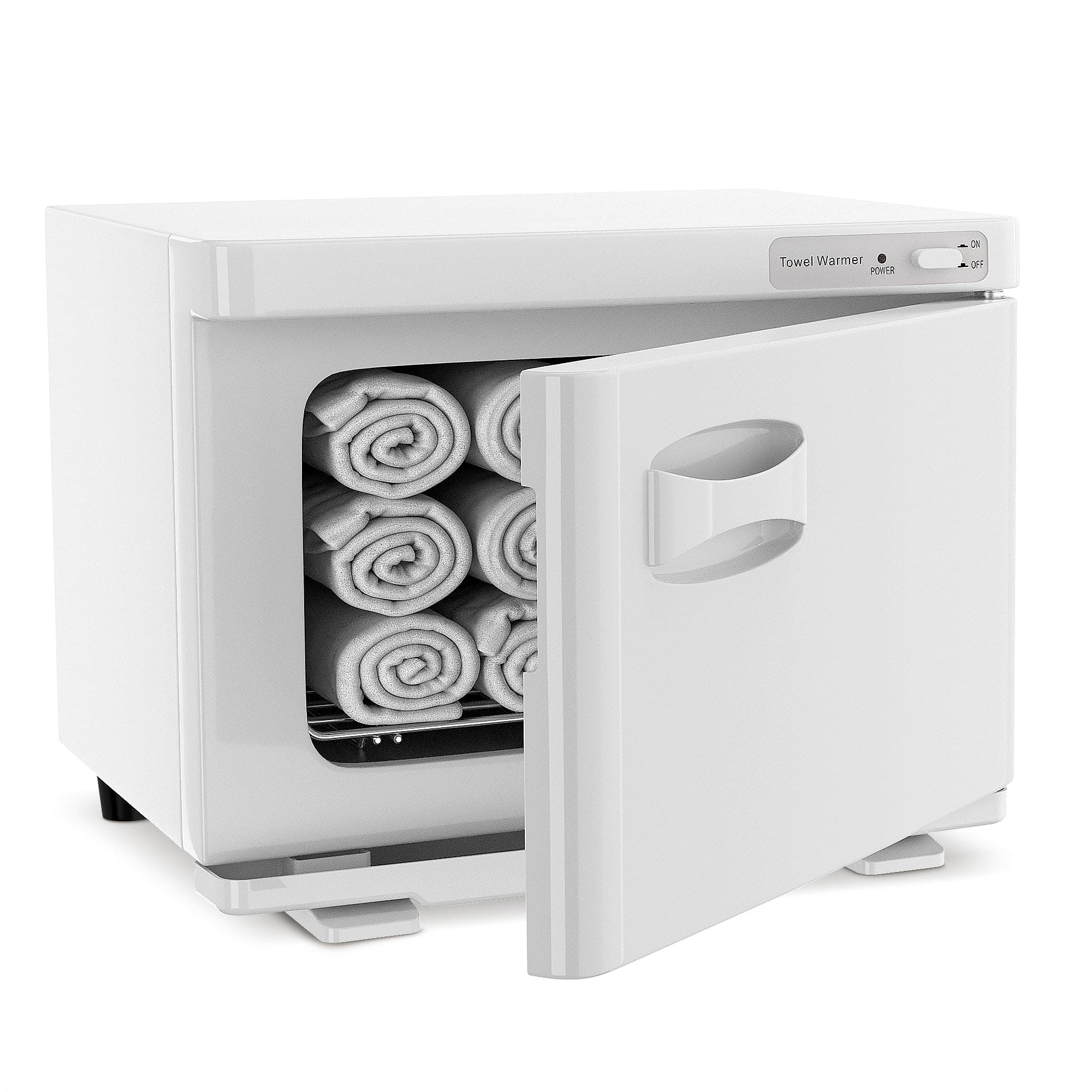 Hot Towel Warmer SalonDepot 8L Capacity Spa Towel Warmer with Compact Design for Salon, Barber Shop, Massage & Facial (White)