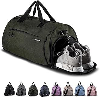 Gym Bag for Men & Women with Shoe & Wet Compartment - Duffle Bag for Travel, Sports, Fitness & Workout