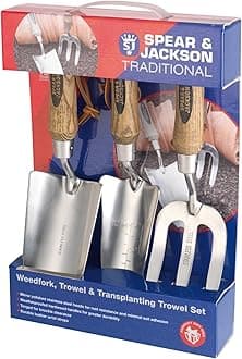 Spear & Jackson R590 Traditional English Style Stainless Steel Gardening Tool Gift Set