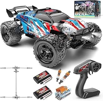 RC Cars 1:18 Entry-Level RC Car for Adults & Boys, All-Metal drivetrain Off-Road RC Racing Truck 40 km/h, Carros de Control Remoto 4x4 with 2 Batteries, Fast Remote Control Car for Adults