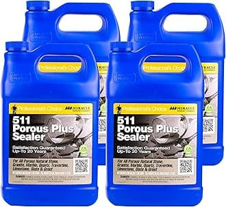 Miracle Sealants PLUSGAL4-4PK 511 Porous Plus Sealer, Gallon, 4 Pack