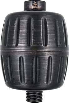 AquaBliss HD HEAVY DUTY High Output Shower Filter – Latest Superior Advanced 30x Filter Media - Universal Multi-Stage Shower Head Filter for Chemicals, Chlorine, Pesticides (SF500) - Oil Rubbed Bronze