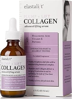 Collagen Serum For Face | Collagen Face Serum For Skin Tightening Helps Lift, Plump, & Firm Sagging Skin | Serums For Skin Care | Anti Wrinkle Boost, Fragrance Free, 1.75 Fl Oz