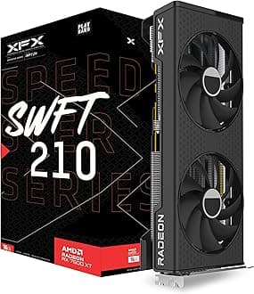 Speedster SWFT210 Radeon RX 7600XT CORE Gaming Graphics Card with 16GB GDDR6 HDMI 3xDP, AMD RDNA 3 RX-76TSWFTFP
