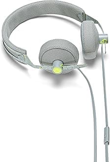 No. 8 Grey On-Ear Headphones with Built-In Mic (for iPhone, All Android Smartphones, PC, Laptop, iPod, MP3/MP4, Tablet)