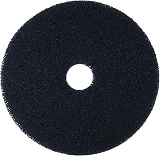 3M Black Stripper Pad 7200, 20" Floor Care Pad