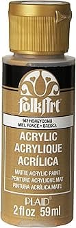 FolkArtAcrylic Paint in Assorted Colors (2 oz), 942, Honeycomb