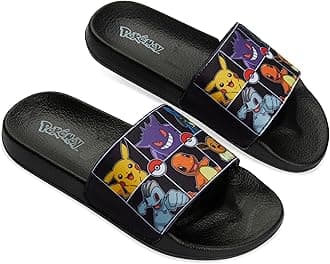 PokémonPokemon Boys Sliders, Beach or Pool Shoes for Kids - Gamer Gifts
