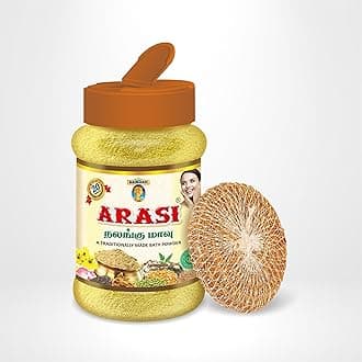 Arasi Nalangu Maavu (DERMATOLOGICALLY TESTED TRADITIONALLY MADE BATH POWDER) | 200gms (set of 2-100gms)