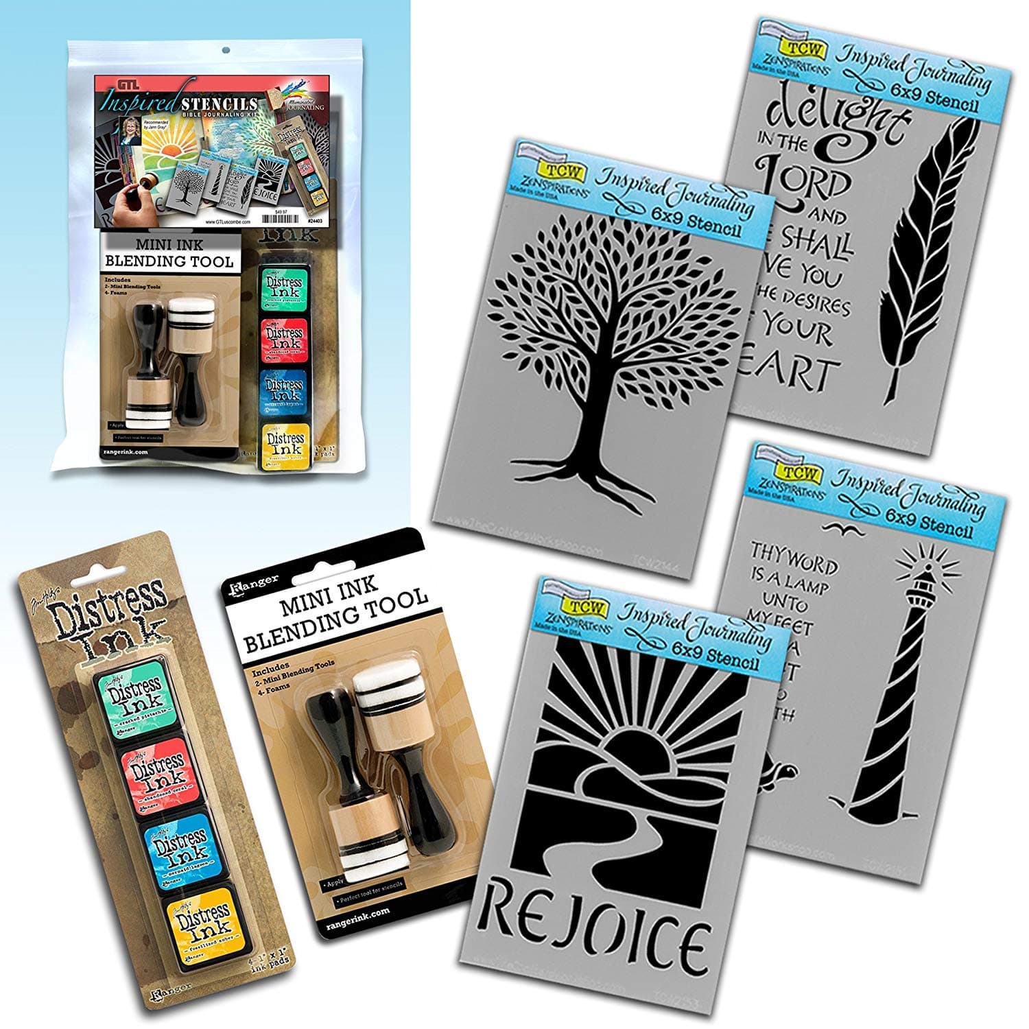 Inspired Stencils Bible Journaling Kit