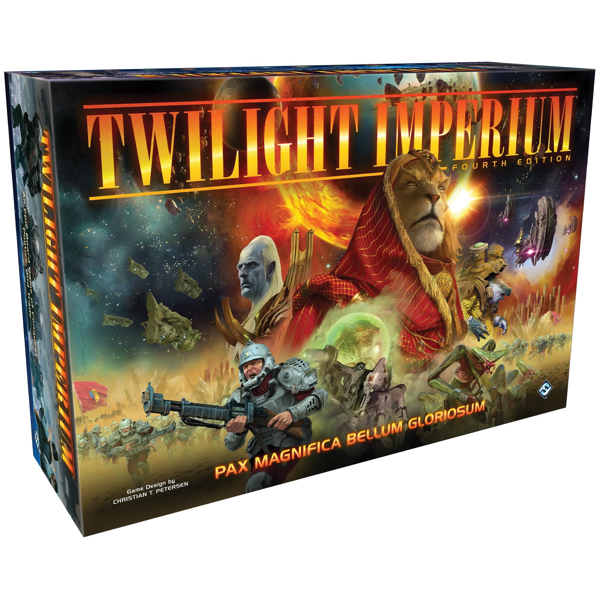 Twilight Imperium: 4th Edition Board Game - Epic Galactic Conquest, Sci-Fi Adventure Strategy Game for Kids & Adults, Ages 14+, 3-6 Players, 4-8 Hour Playtime