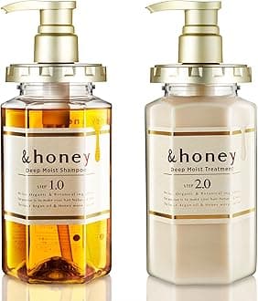 &honey Shampoo & Conditioner Set Organic Hair and Scalp Care for Intense Cleansing and Hydration - Moisture-Enhancing Wash and Protection - Ideal for Straight, Curly, Curl, , Frizzy, Treated, Col