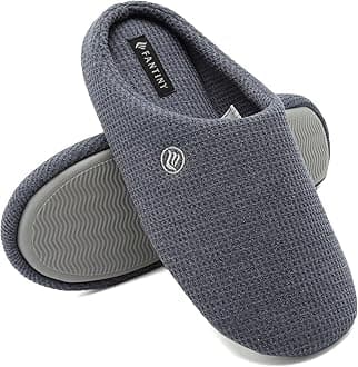 Unisex Men's Women's Memory Foam Slippers Comfort Cotton-blend Closed Toe House Shoes Indoor Scuff