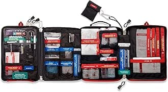 Survival Workplace/Home First Aid Kit - 152 Pieces for Emergency Care at Home/