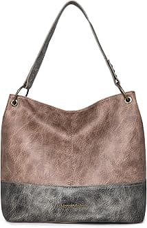 Hobo Bag for Ladies Shoulder Handbags with Back Pocket