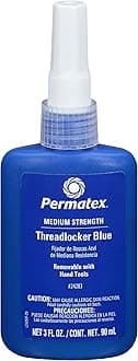 Permatex24283 Medium Strength Threadlocker Blue, 90 ml
