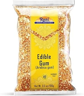 Rani Edible Gum Whole (Arabica Gum) 3.5oz (100g) ~ All Natural | Salt-Free | Vegan | No Colors | Gluten Friendly | Non-GMO | Kosher | Indian Origin