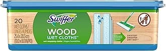 Swiffer Heavy Duty Mop Wet Multi-Surface Cloth Refills for Floor Mopping and Cleaning, Hardwood Floor Cleaner, 20 count