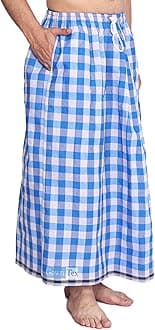 Elastic Premium Cotton Lungis Pack Of 1