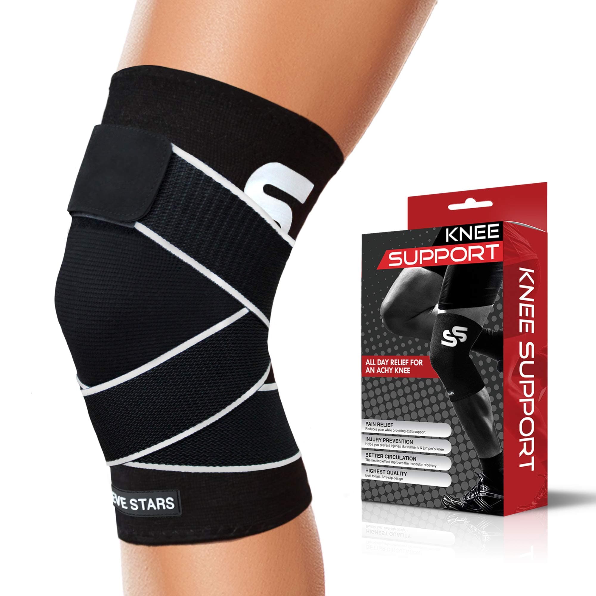 Knee Compression Sleeve Knee Brace (Medium)