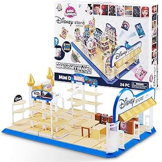 5 Surprise Disney Toy Store Playset by Zuru - Includes 5 Exclusive Mini's, Store and Display Collectibles for Kids, Teens, and Adults