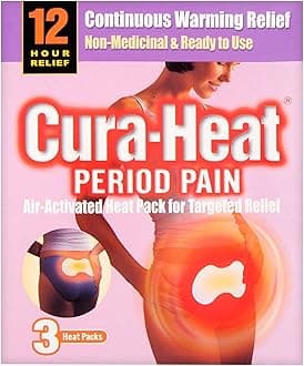 6 x CURA-HEAT PERIOD PAIN PK3 (pink)