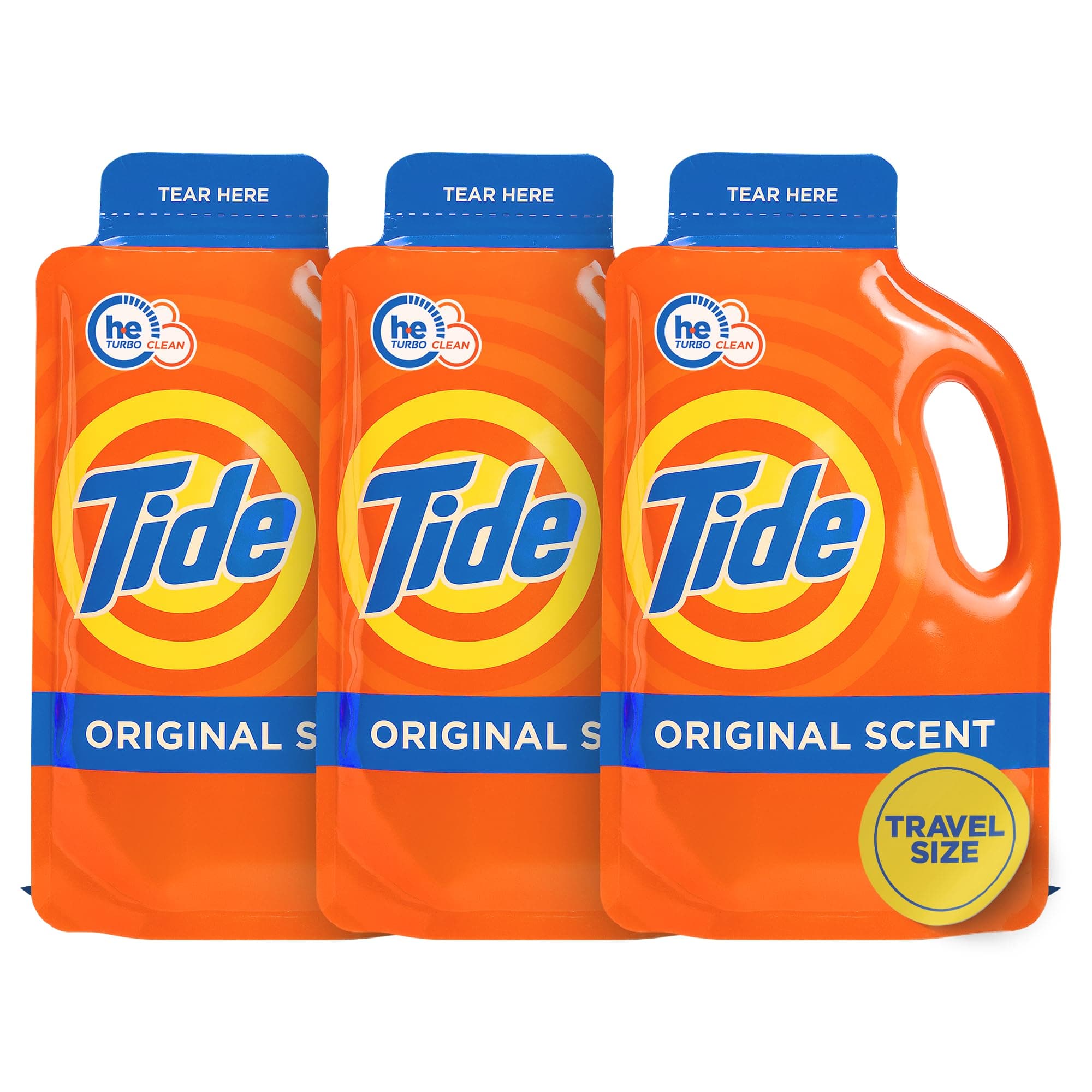Tide Liquid Detergent Single Loads (3-Count)