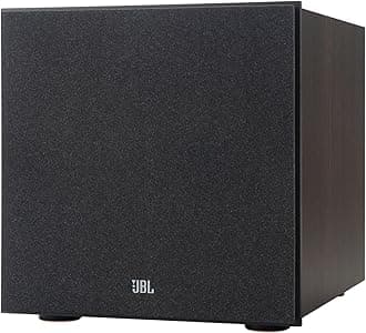 JBL Stage 2 200P 300 Watt 10 Inch Powered Subwoofer (Espresso)