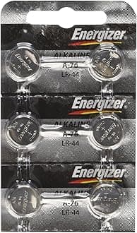 Energizer LR44 1.5V Button Cell Battery x 6 Batteries
