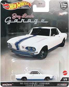 Car Culture Circuit Legend, Premium 1:64 Scale Die-Cast Chevy Corvair Yenko Stinger Car, Collectable Vehicle