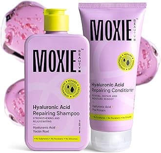 HydroRepair Wash Duo | Sulfate-Free Shampoo & Protein-Enriched Conditioner | Deep Hydration & Strengthening | Frizz Control & Damage Repair | 200 ml + 175ml