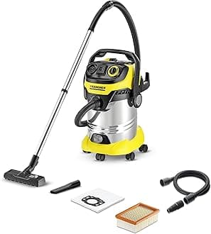 WD 6 P Wet and Dry Multi-purpose Vacuum Cleaner (Yellow and Black, 1.348-270.0)