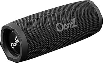 OontZ Cylinder- Portable Bluetooth Speaker, 14 Watts, Deep Bass, Hi-Quality Sound, 100 Ft Wireless Range, IPX7 Waterproof, Shower, Home, Outdoor, Pool (Black)