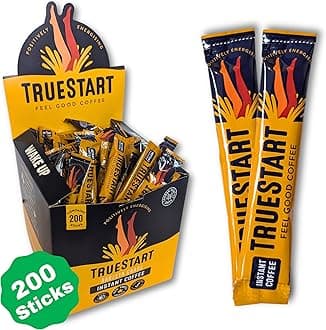 Barista Grade Instant Coffee – Smooth Original Barista, 360g (200 Sachets), Mycotoxin-Free Coffee & Rich in Antioxidants, Premium Freeze-Dried, 100% Full Flavour, Smooth Rich Roast