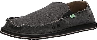 Sanuk Men s Vagabond Slip On Charcoal 14 D(M) US