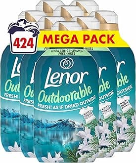 Lenor Outdoorable Fabric Conditioner 424 Washes (8x53), 742ml, Northern Solstice - Ultra Concentrated Freshness